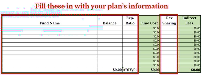 American Funds 401k Fees_Template Spreadsheet
