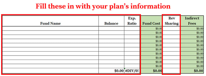 ADP 401k Fees_Template Spreadsheet